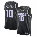 Maillot NBA Sacramento Kings Domantas Sabonis 10 Jordan 2022-23 Statement Edition Noir Swingman - Homme